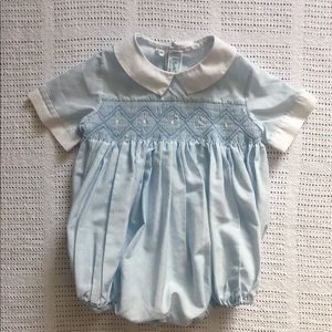 Feltman Brothers Smocked Creeper Onesie